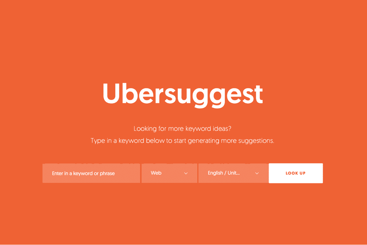 Ubersuggest